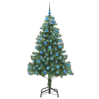 Weihnachtsbaum mit 300 LEDs mit Ständer Grün 180 cm PVC