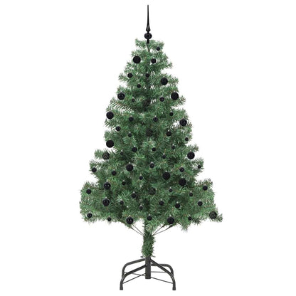 Weihnachtsbaum mit 300 LEDs mit Ständer Grün 210 cm PVC