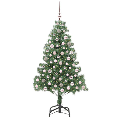 Weihnachtsbaum mit 300 LEDs mit Ständer Grün 210 cm PVC