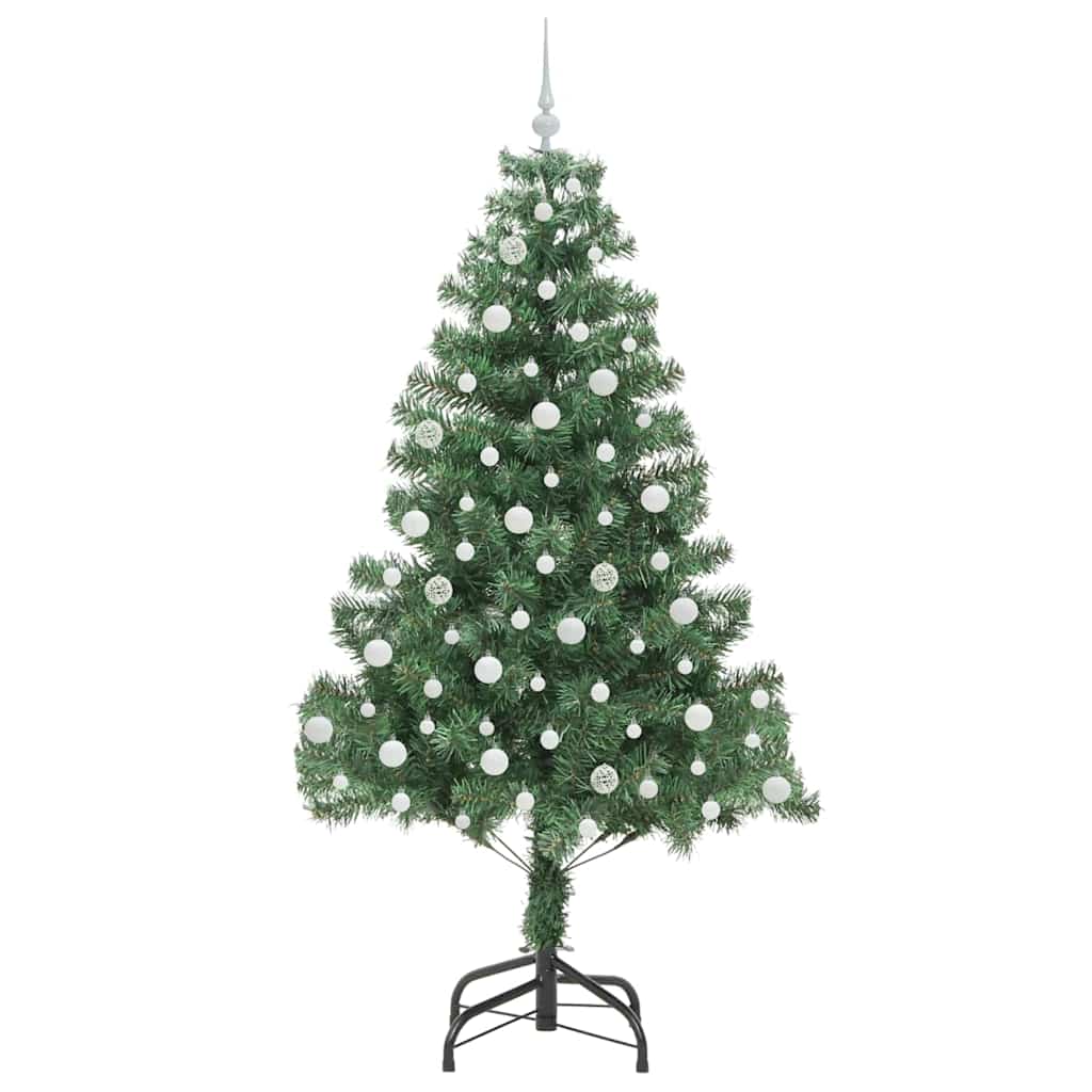 Weihnachtsbaum mit 300 LEDs mit Ständer Grün 210 cm PVC