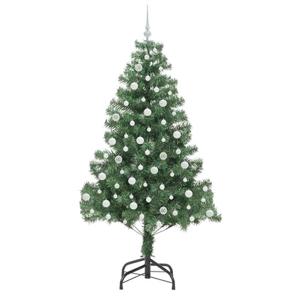Weihnachtsbaum mit 300 LEDs mit Ständer Grün 210 cm PVC