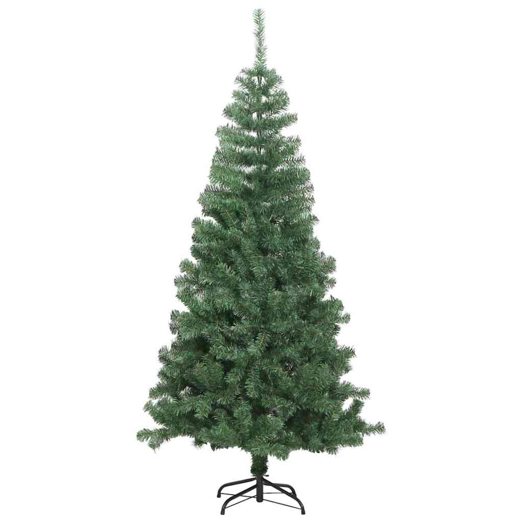 Albero di Natale con 300 LED e supporto, verde, 240 cm, PVC