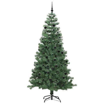 Weihnachtsbaum mit 300 LEDs mit Ständer Grün 240 cm PVC