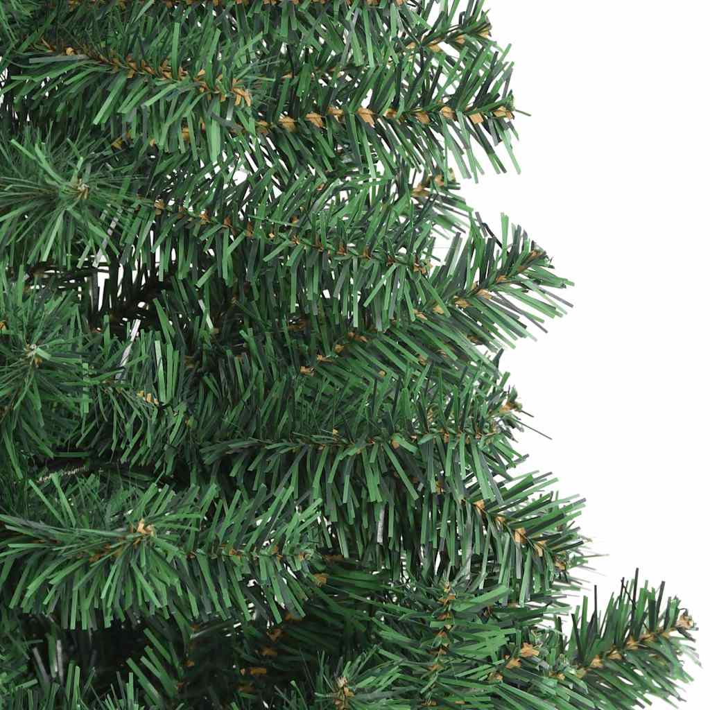 Albero di Natale con 300 LED e supporto, verde, 240 cm, PVC