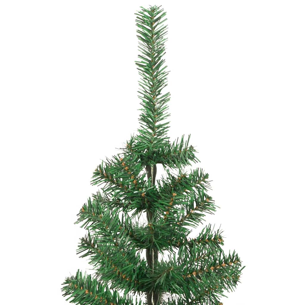 Albero di Natale con 300 LED e supporto, verde, 240 cm, PVC