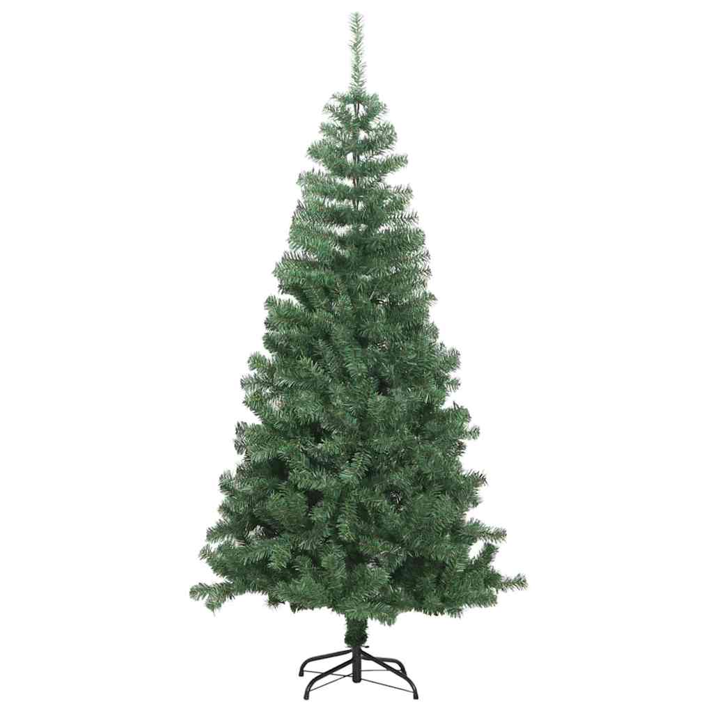 Weihnachtsbaum mit 300 LEDs mit Ständer Grün 240 cm PVC