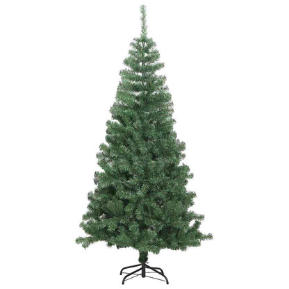Albero di Natale con 300 LED e supporto, verde, 240 cm, PVC