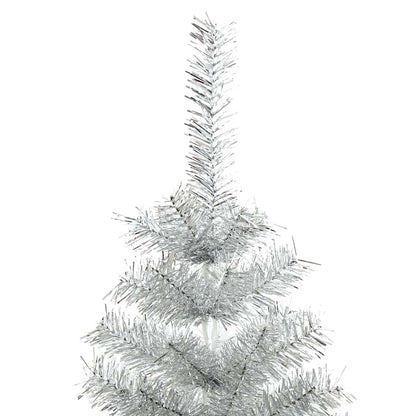Weihnachtsbaum mit 300 LEDs mit Ständer Silber 180 cm Haustier