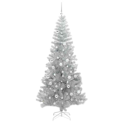 Albero di Natale con 300 LED con supporto argento 210 cm pet
