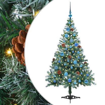 Künstlicher Weihnachtsbaum Grün 150 cm PVC und Stahl