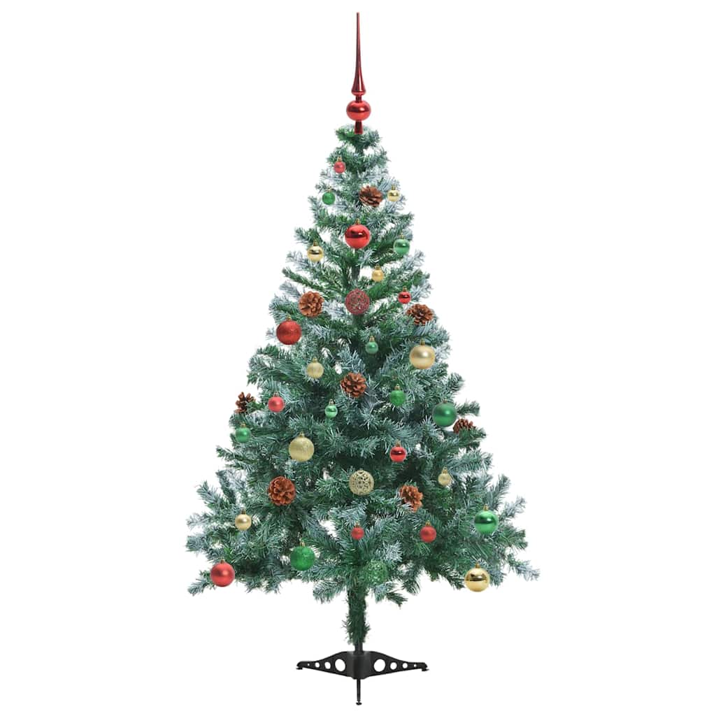 Künstlicher Weihnachtsbaum Grün 150 cm PVC und Stahl