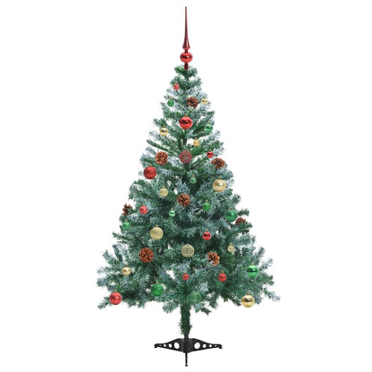 Künstlicher Weihnachtsbaum Grün 150 cm PVC und Stahl