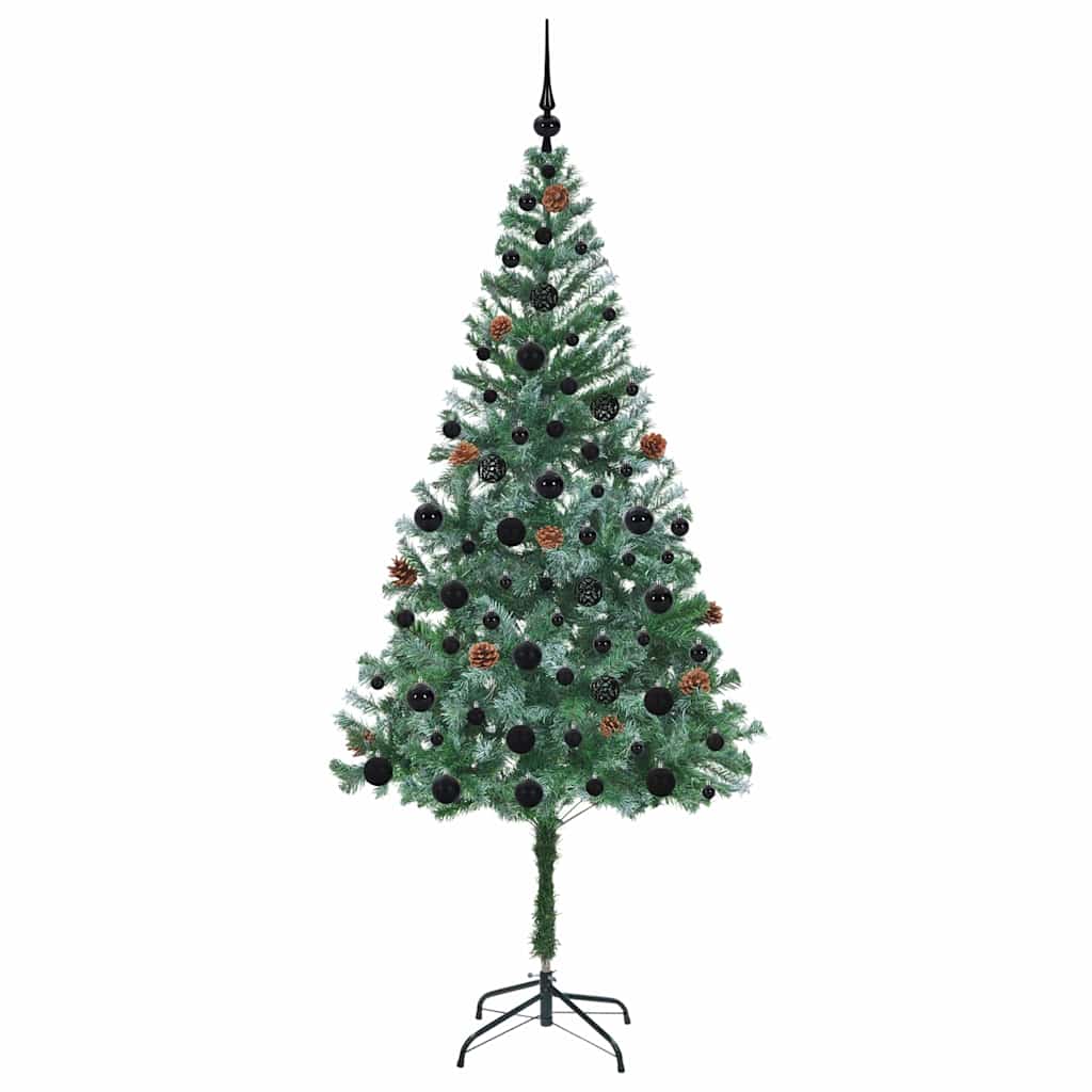 Künstlicher Weihnachtsbaum Grün 180 cm PVC und Stahl