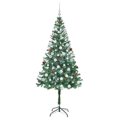 Künstlicher Weihnachtsbaum Grün 180 cm PVC und Stahl