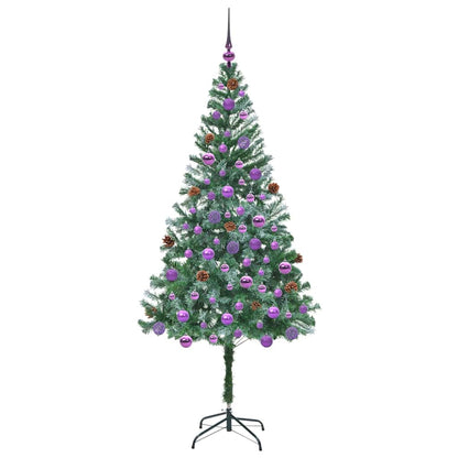 Künstlicher Weihnachtsbaum Grün 180 cm PVC und Stahl