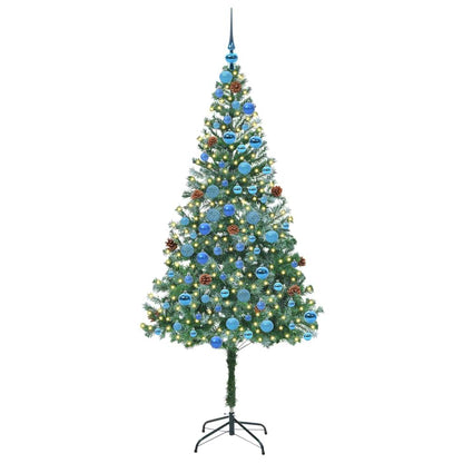 Künstlicher Weihnachtsbaum Grün 180 cm PVC und Stahl