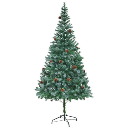 Künstlicher Weihnachtsbaum Grün 210 cm PVC und Stahl