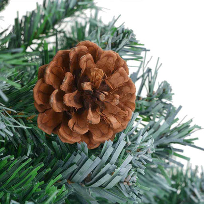 Künstlicher Weihnachtsbaum Grün 210 cm PVC und Stahl