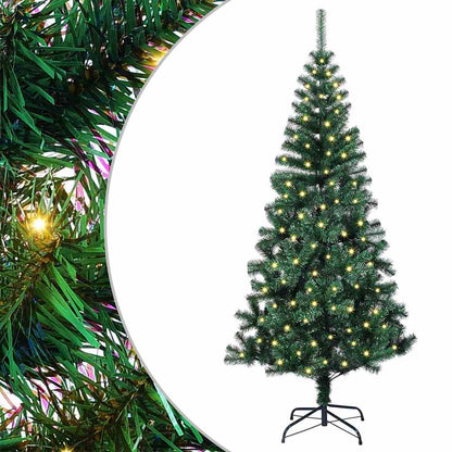Künstlicher vorbeleuchteter Weihnachtsbaum Grün 150 cm