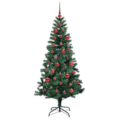 Künstlicher vorbeleuchteter Weihnachtsbaum Grün 150 cm