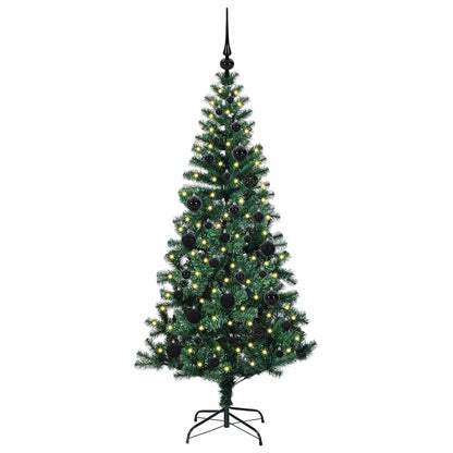 Künstlicher vorbeleuchteter Weihnachtsbaum Grün 150 cm