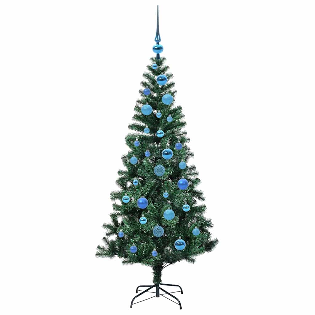 Künstlicher vorbeleuchteter Weihnachtsbaum Grün 150 cm
