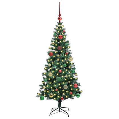 Künstlicher vorbeleuchteter Weihnachtsbaum Grün 150 cm