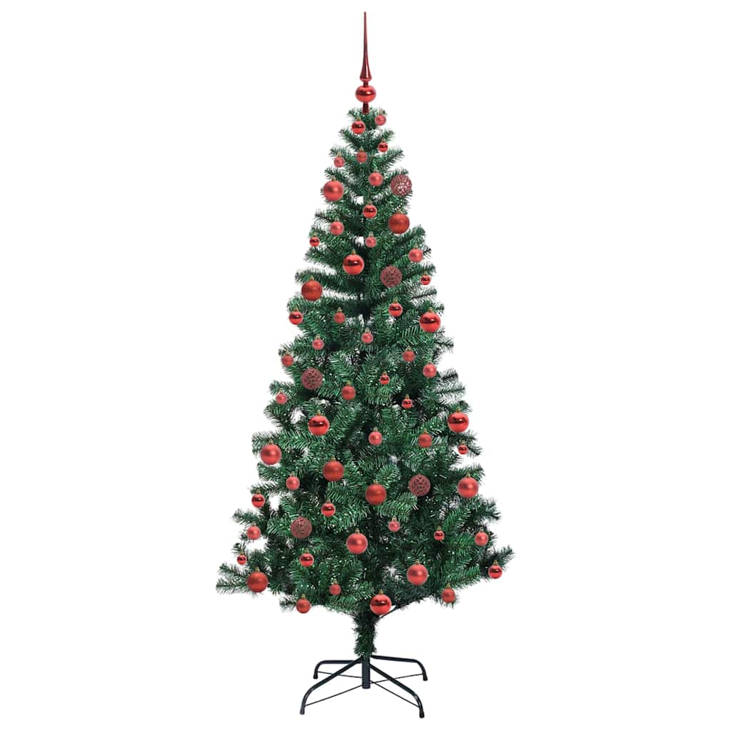 Künstlicher vorbeleuchteter Weihnachtsbaum Grün 180 cm