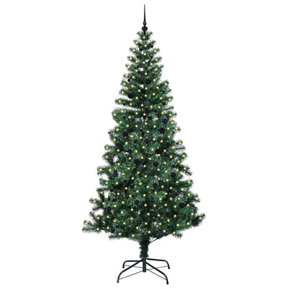 Künstlicher vorbeleuchteter Weihnachtsbaum Grün 240 cm