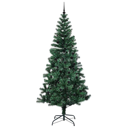 Künstlicher vorbeleuchteter Weihnachtsbaum Grün 240 cm