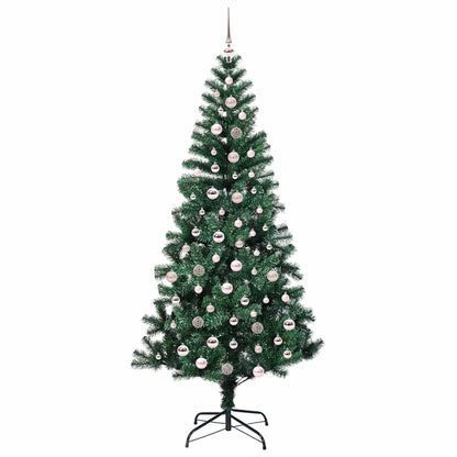 Künstlicher vorbeleuchteter Weihnachtsbaum Grün 240 cm