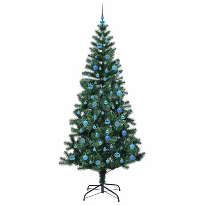 Künstlicher vorbeleuchteter Weihnachtsbaum Grün 240 cm