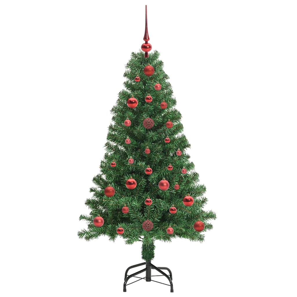 Künstlicher Weihnachtsbaum mit 150 LEDs mit Ständer Grün 120 cm
