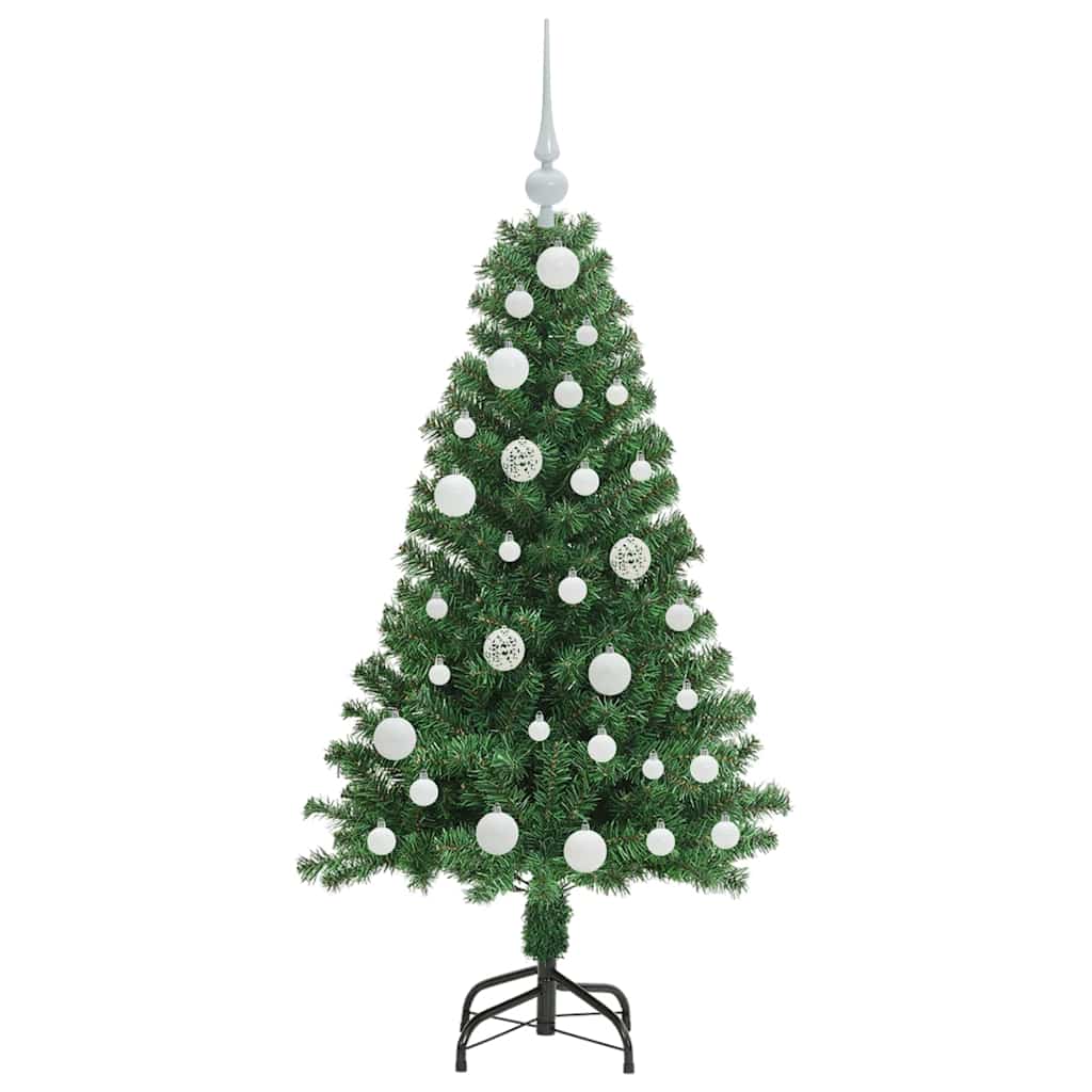 Künstlicher Weihnachtsbaum mit 150 LEDs mit Ständer Grün 120 cm