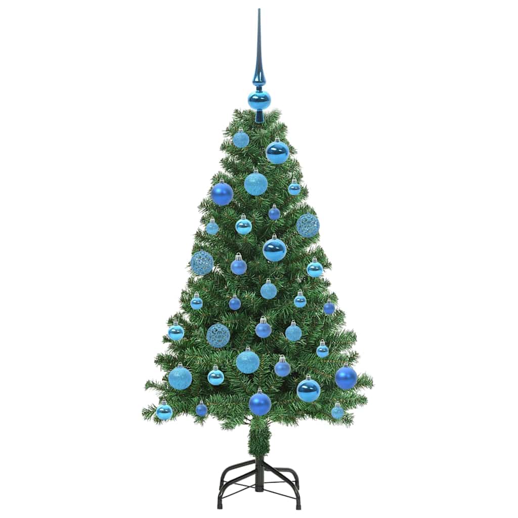 Künstlicher Weihnachtsbaum mit 150 LEDs mit Ständer Grün 120 cm
