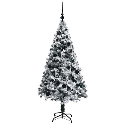 Künstlicher Weihnachtsbaum mit 150 LEDs mit Ständer Weiß 150 cm