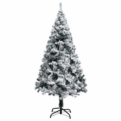 Künstlicher Weihnachtsbaum mit 150 LEDs mit Ständer Weiß 150 cm
