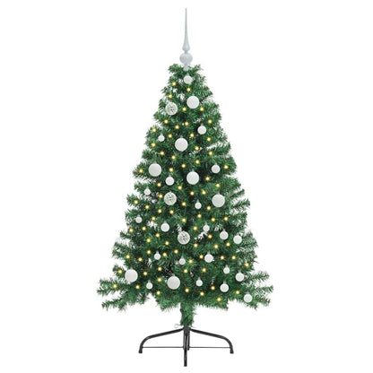 Künstlicher vorbeleuchteter Weihnachtsbaum Grün 120 cm PVC