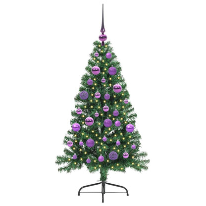Künstlicher vorbeleuchteter Weihnachtsbaum Grün 120 cm PVC