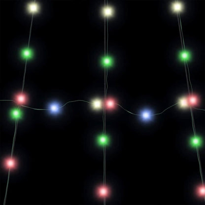 LED Weihnachtsbaum mit Erdspießen Mehrfarbig 182 cm Metall