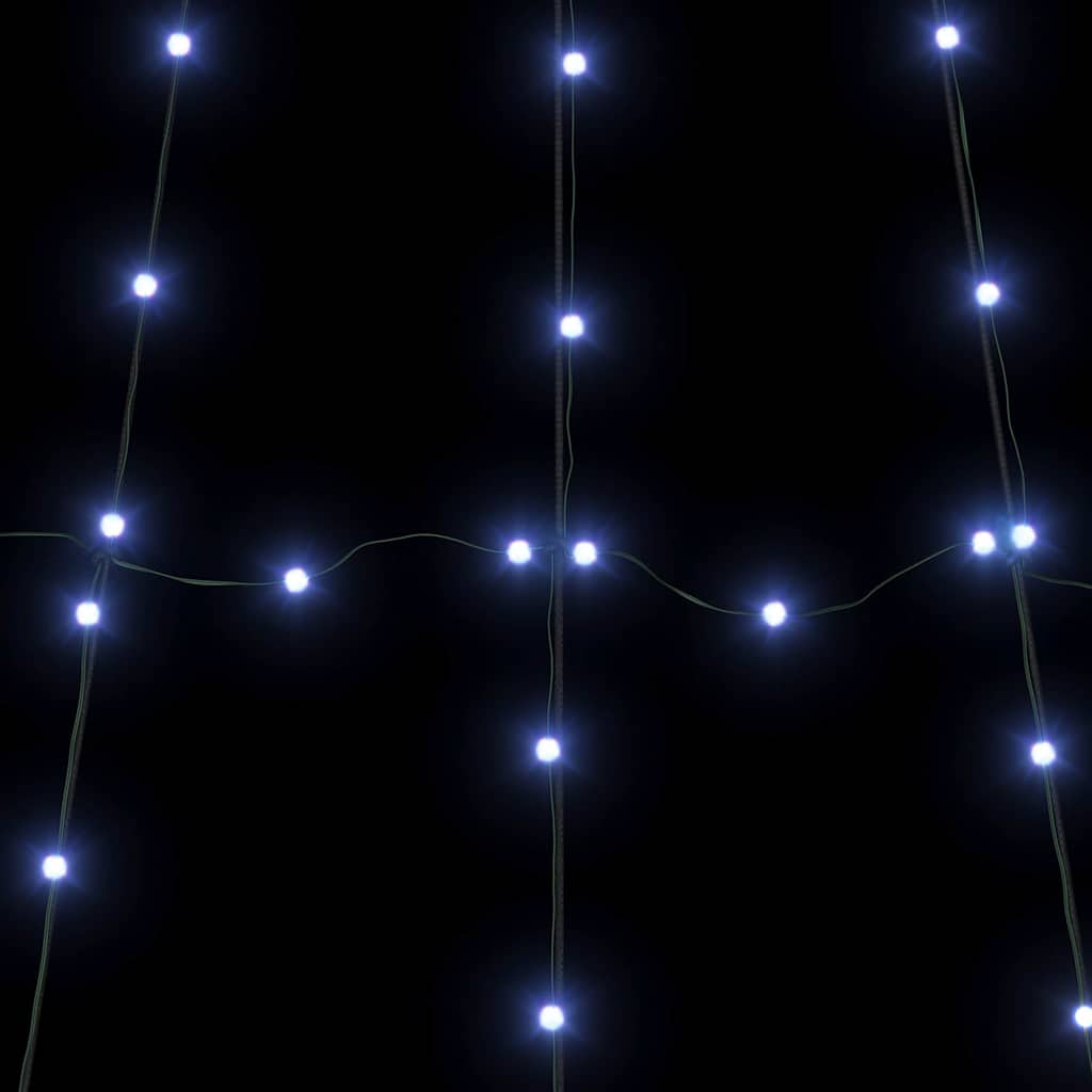 LED Weihnachtsbaum mit Erdspießen Blau 511 cm Metall