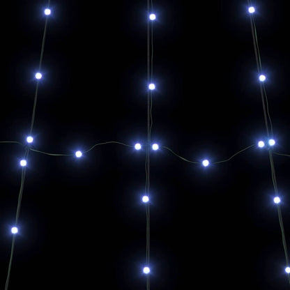 LED Weihnachtsbaum mit Erdspießen Blau 511 cm Metall