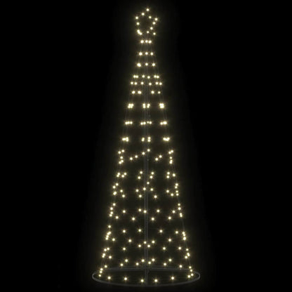 LED-Weihnachtsbaum mit 390 LEDs Warmes Weiß 250 cm Eisen