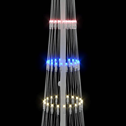 LED-Weihnachtsbaum Mehrfarbig 51 x 51 x 190 cm Metall