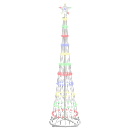LED-Weihnachtsbaum Mehrfarbig 51 x 51 x 190 cm Metall