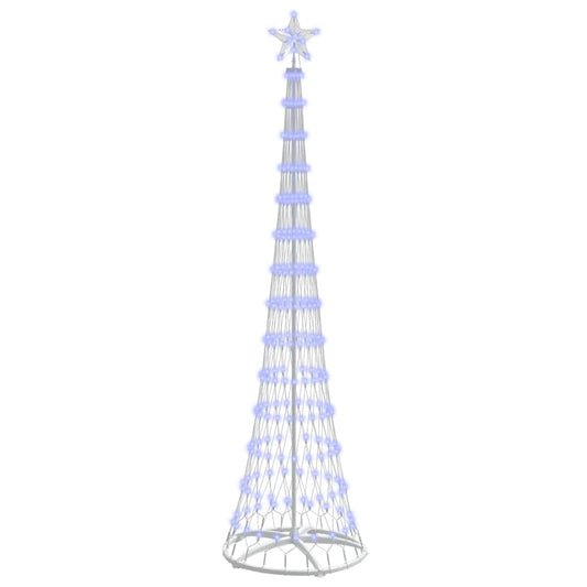LED-Weihnachtsbaum mit 290 LEDs Blau 70 x 70 x 250 cm Metall