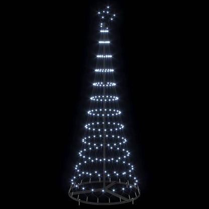 LED-Weihnachtsbaum Kaltweiß 71 x 71 x 184,5 cm Metall