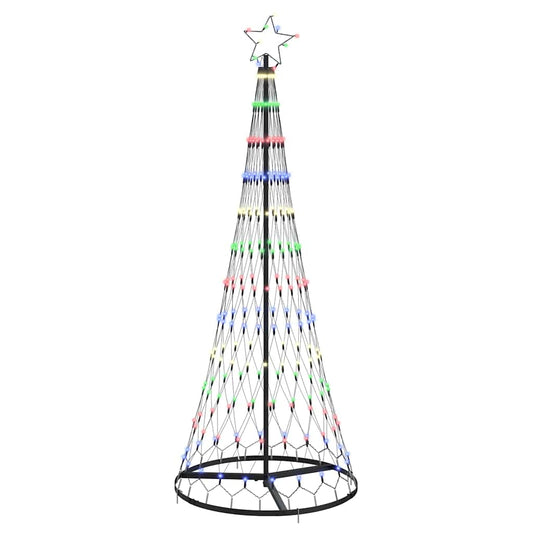 LED-Weihnachtsbaum Mehrfarbig 71 x 71 x 184,5 cm Metall