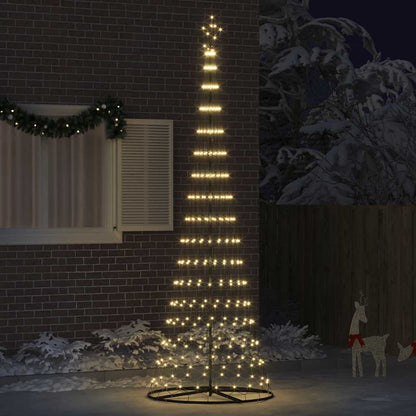 LED-Weihnachtsbaum Warmes Weiß 100,5 x 100,5 x 302,5 cm Metall