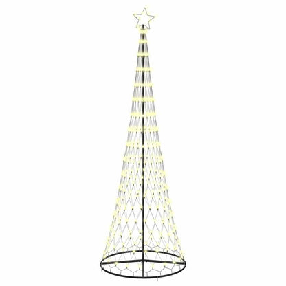 LED-Weihnachtsbaum Warmes Weiß 100,5 x 100,5 x 302,5 cm Metall